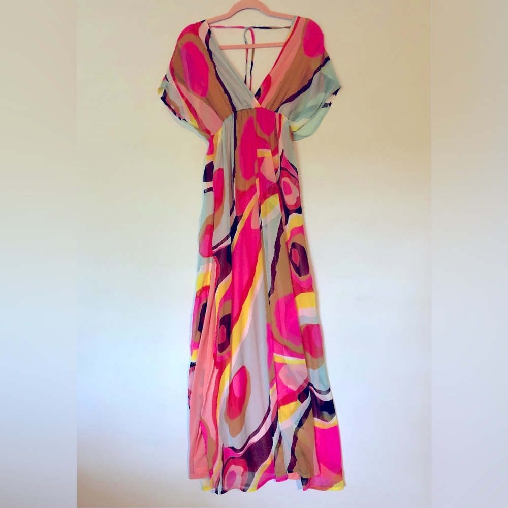 Sheer long vintage dress